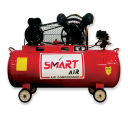 AIR COMPRESSOR, 100LTR, 2HP, BELT DRIVEN